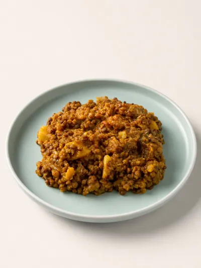 Guiso de lentejas & carne — vianda saludable congelada de Hakora Cocina