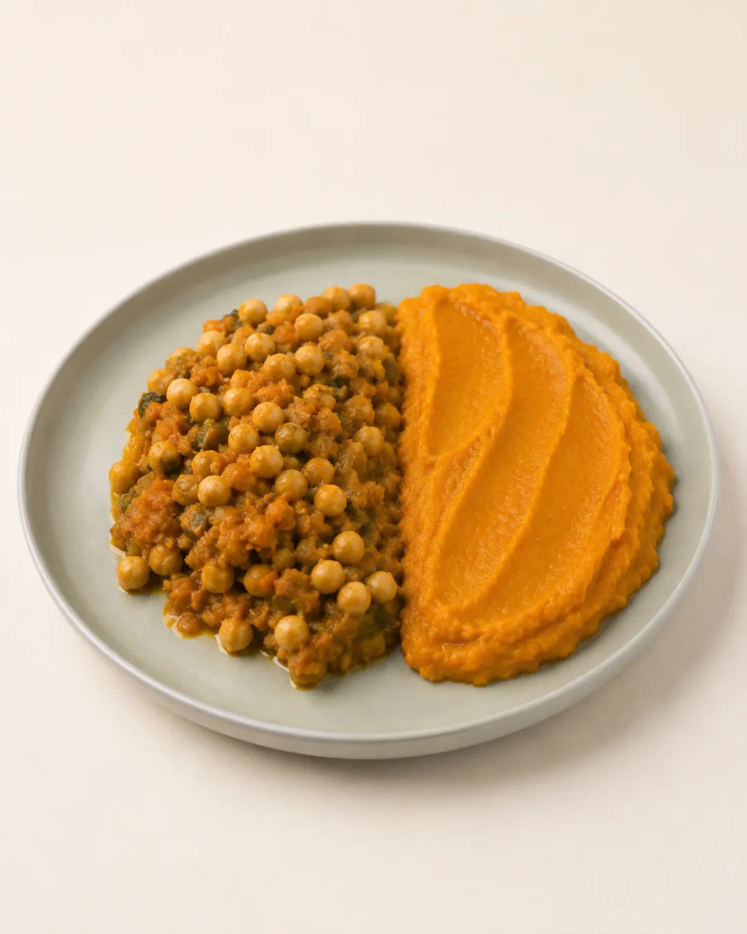 Curry de garbanzos con puré mixto — vianda saludable congelada de Hakora Cocina