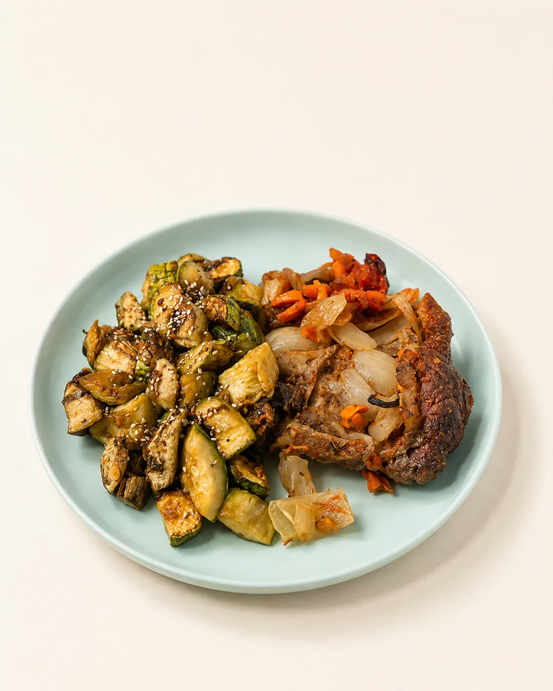 Osobuco braseado con vegetales — vianda saludable congelada de Hakora Cocina