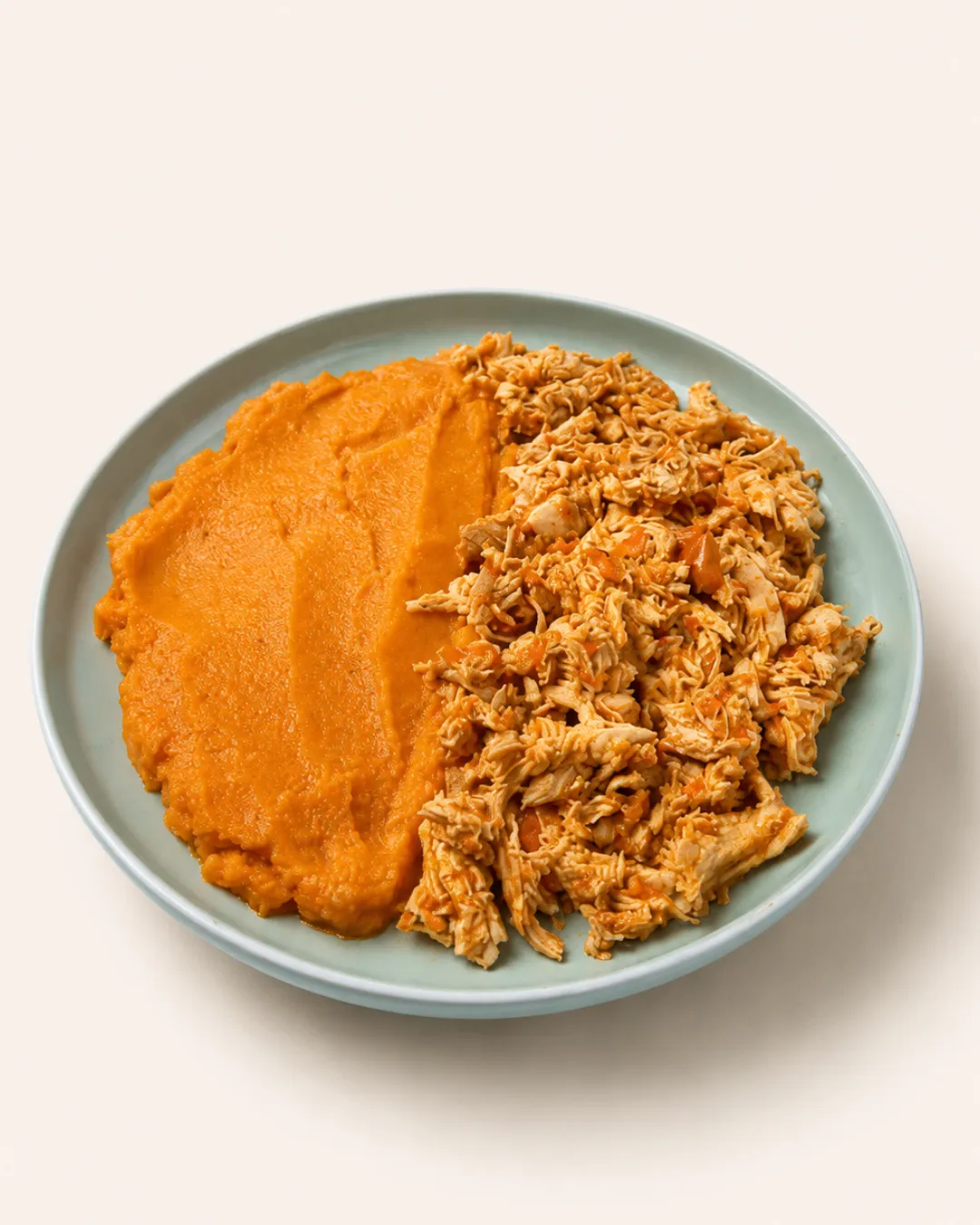 Pollo desmechado con puré mixto — vianda saludable congelada de Hakora Cocina