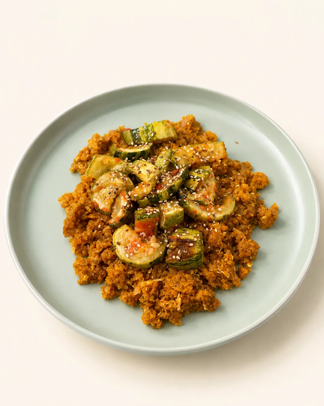 Revuelto de vegetales y carne picada — vianda saludable congelada de Hakora Cocina